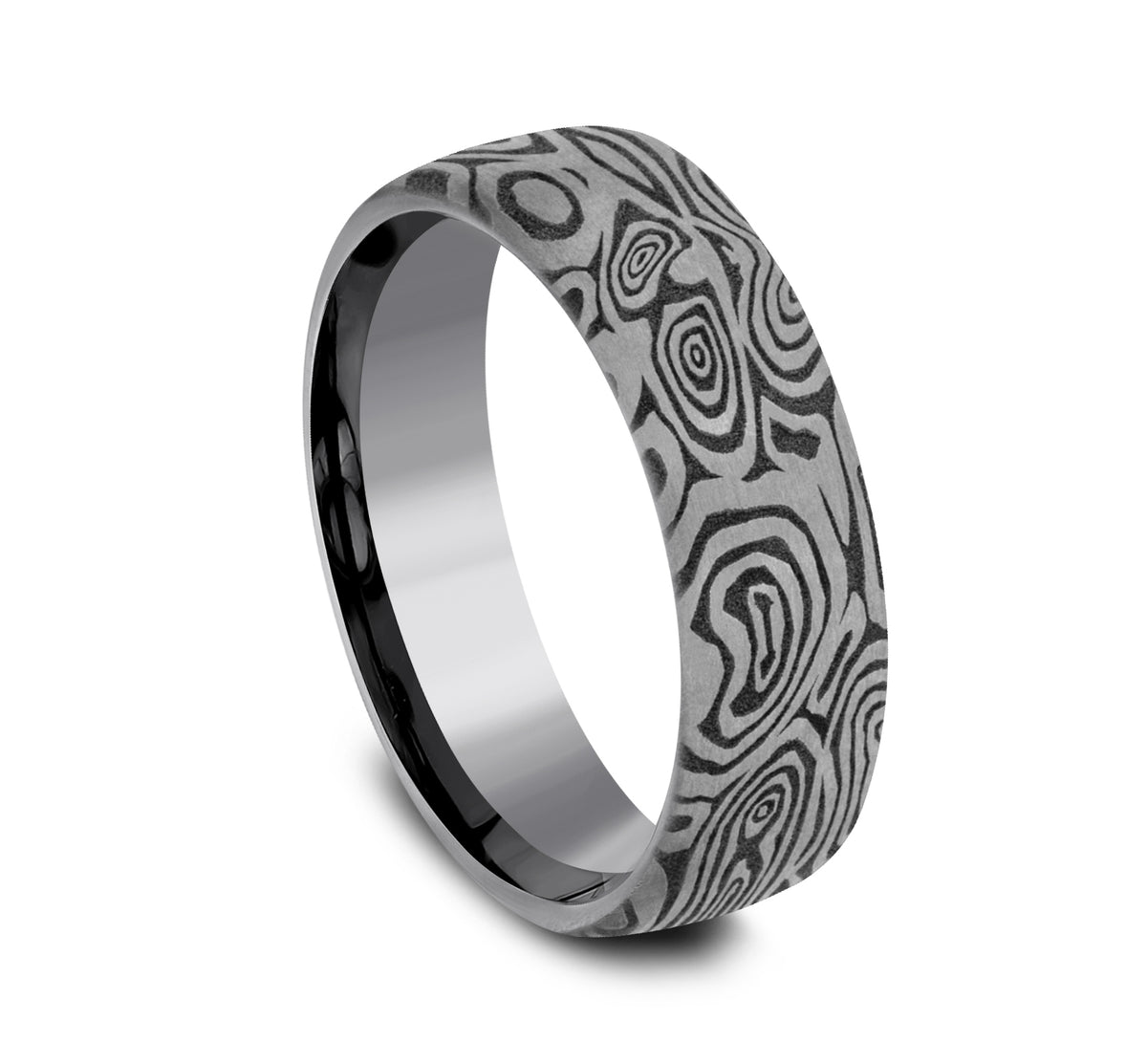 THE VORTEX 6.5mm Tantalum Grey Benchmark men's wedding band