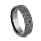 THE WAVE 6.5mm Tantalum Grey Benchmark men's wedding band