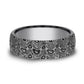THE WAVE 6.5mm Tantalum Grey Benchmark men's wedding band