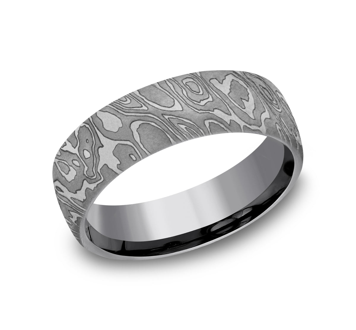 THE WILD 6.5mm Tantalum Grey Benchmark men's wedding band