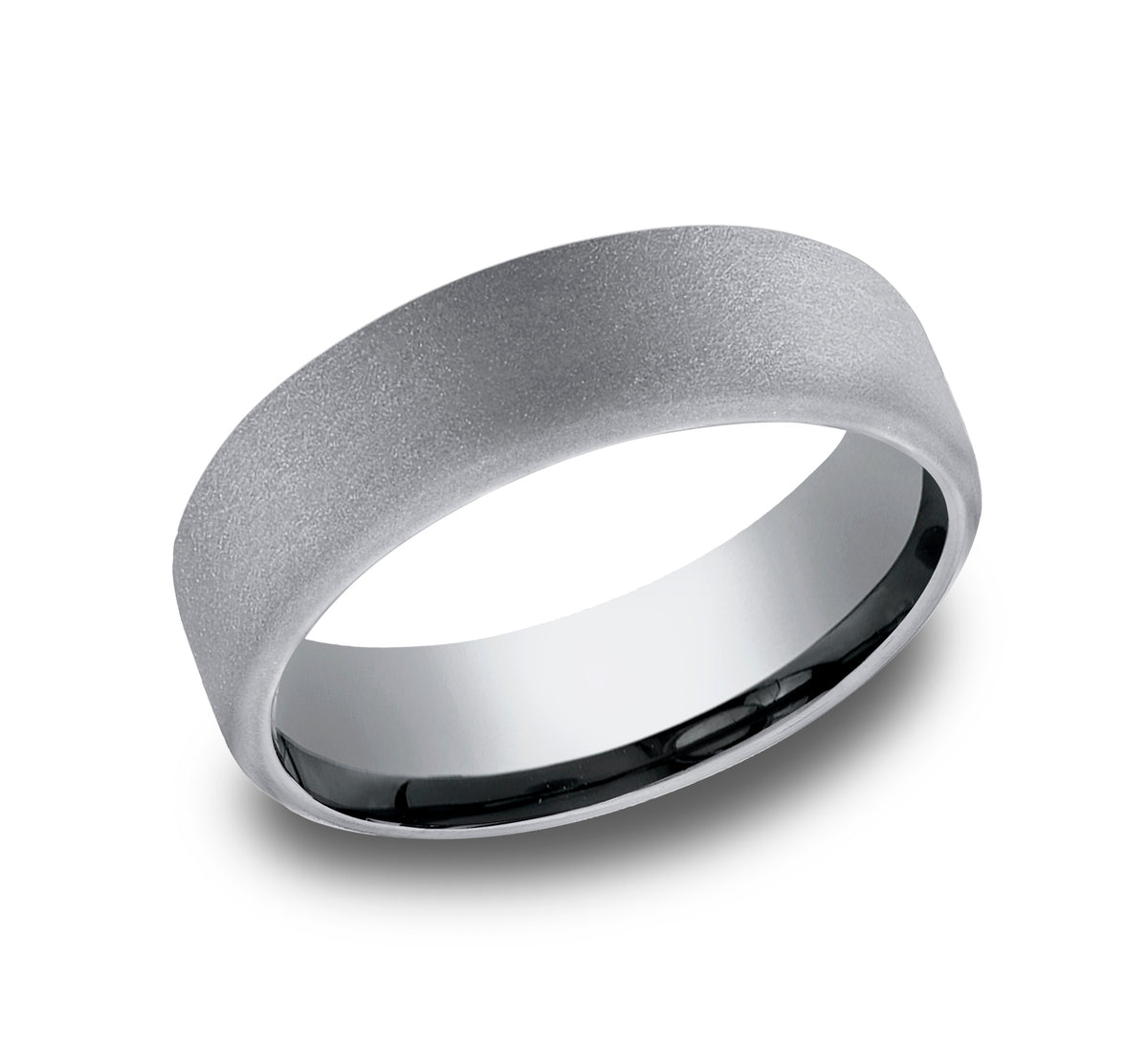 THE VISIONARY 6.5mm Tantalum Grey Benchmark men's wedding band