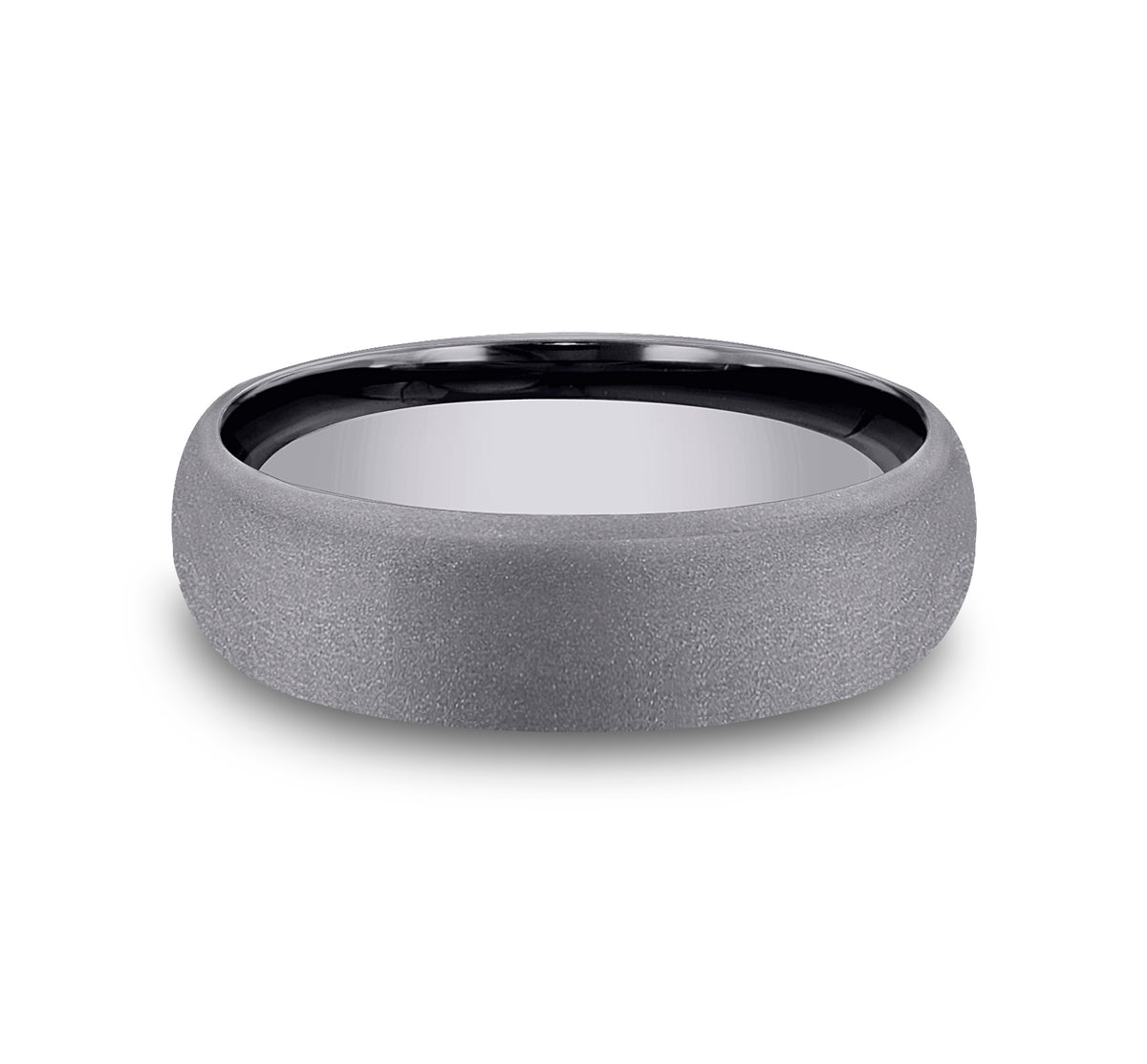 THE VISIONARY 6.5mm Tantalum Grey Benchmark men's wedding band