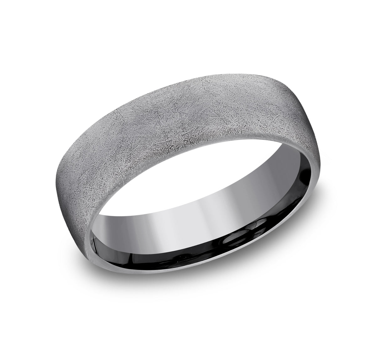 THE AURORA 6.5mm Tantalum Grey Benchmark men's wedding band