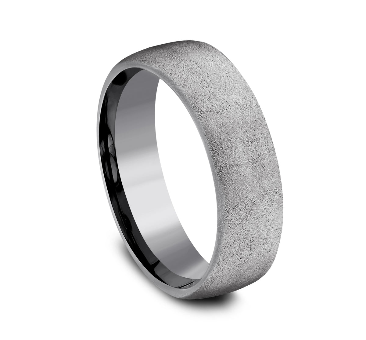 THE AURORA 6.5mm Tantalum Grey Benchmark men's wedding band