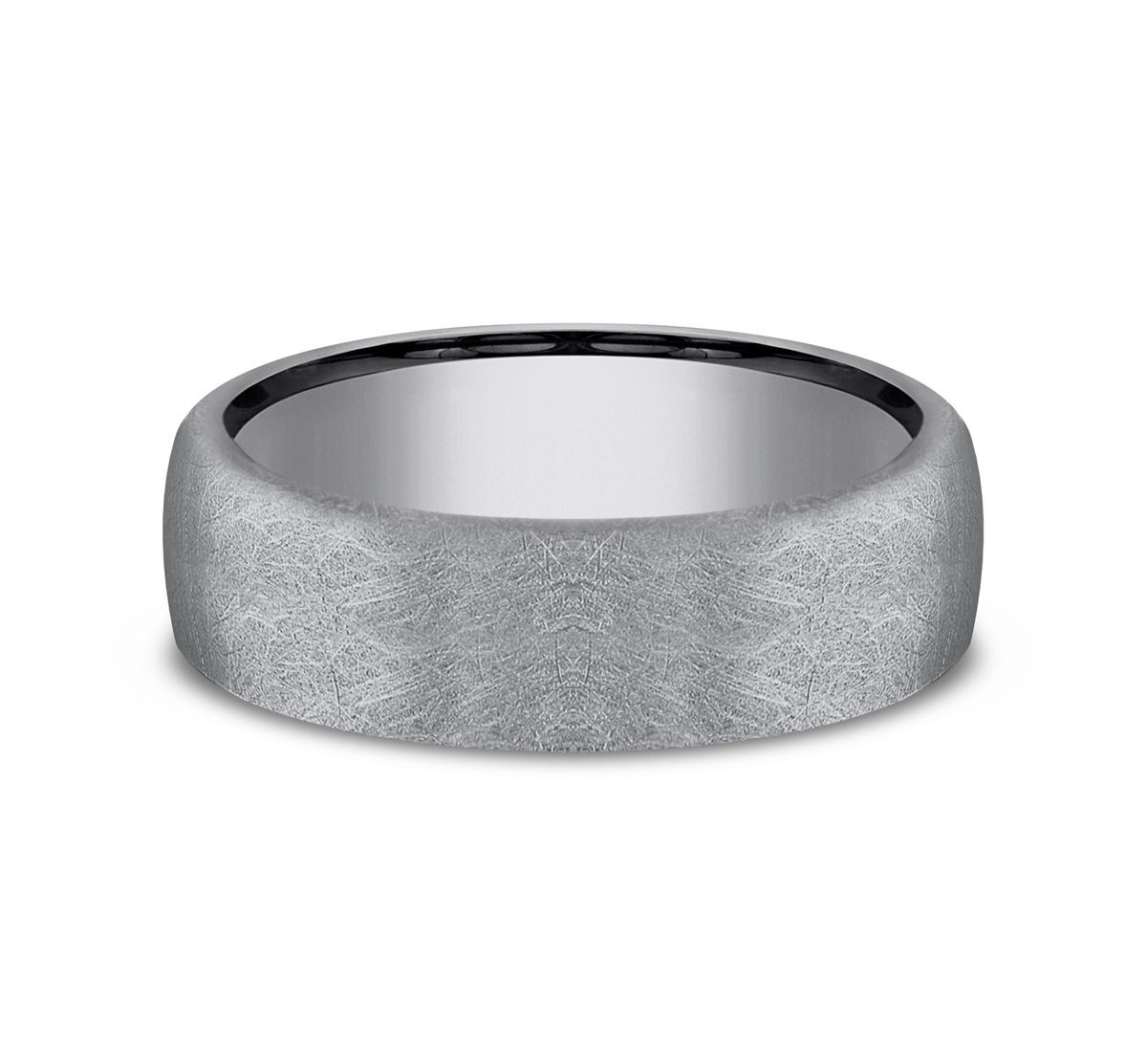 THE AURORA 6.5mm Tantalum Grey Benchmark men's wedding band