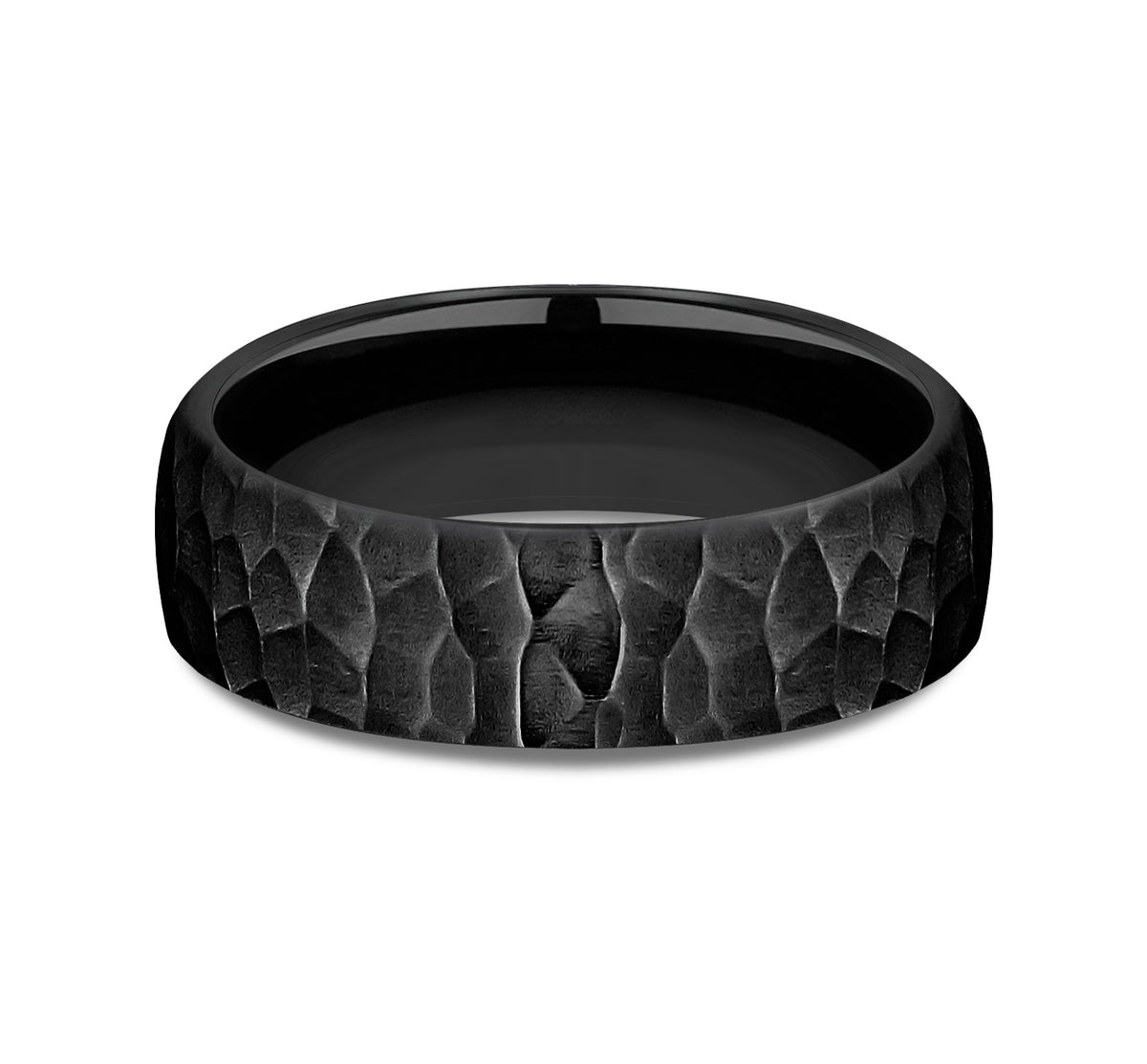 THE SHREDDER 6.5mm Black Titanium Benchmark men's wedding band