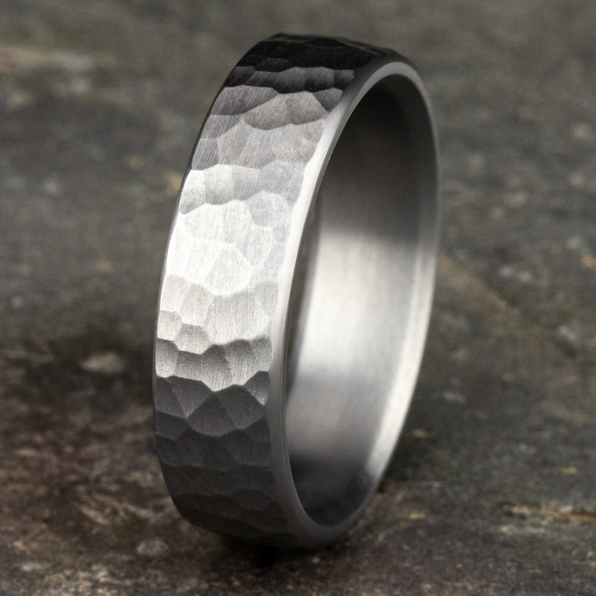 THE SHREDDER 6.5mm Tantalum Grey Benchmark men's wedding band