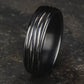 THE DRYAD 6.5mm Black Titanium Benchmark men's wedding band