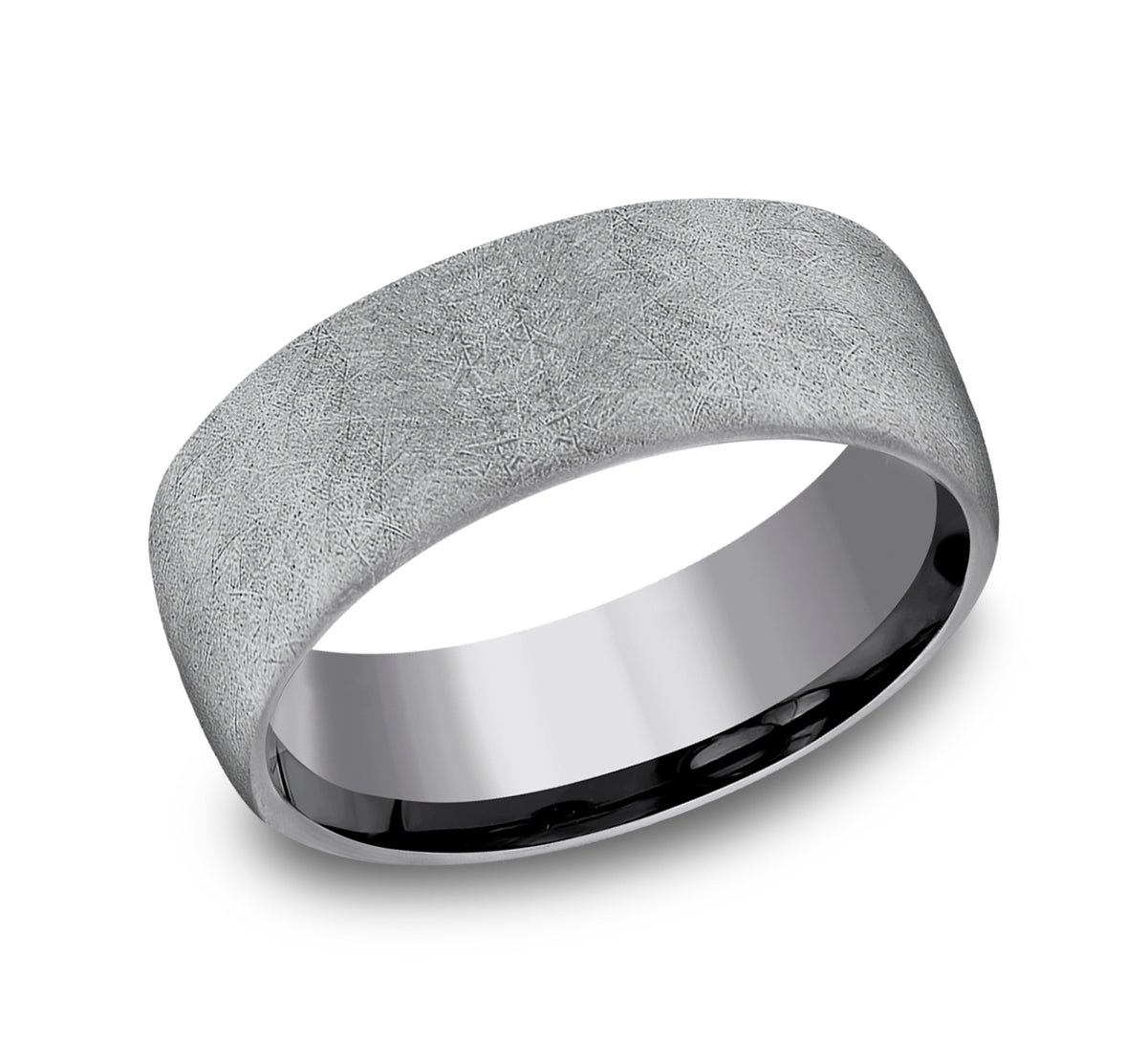THE AURORA 6.5mm Tantalum Grey Benchmark men's wedding band