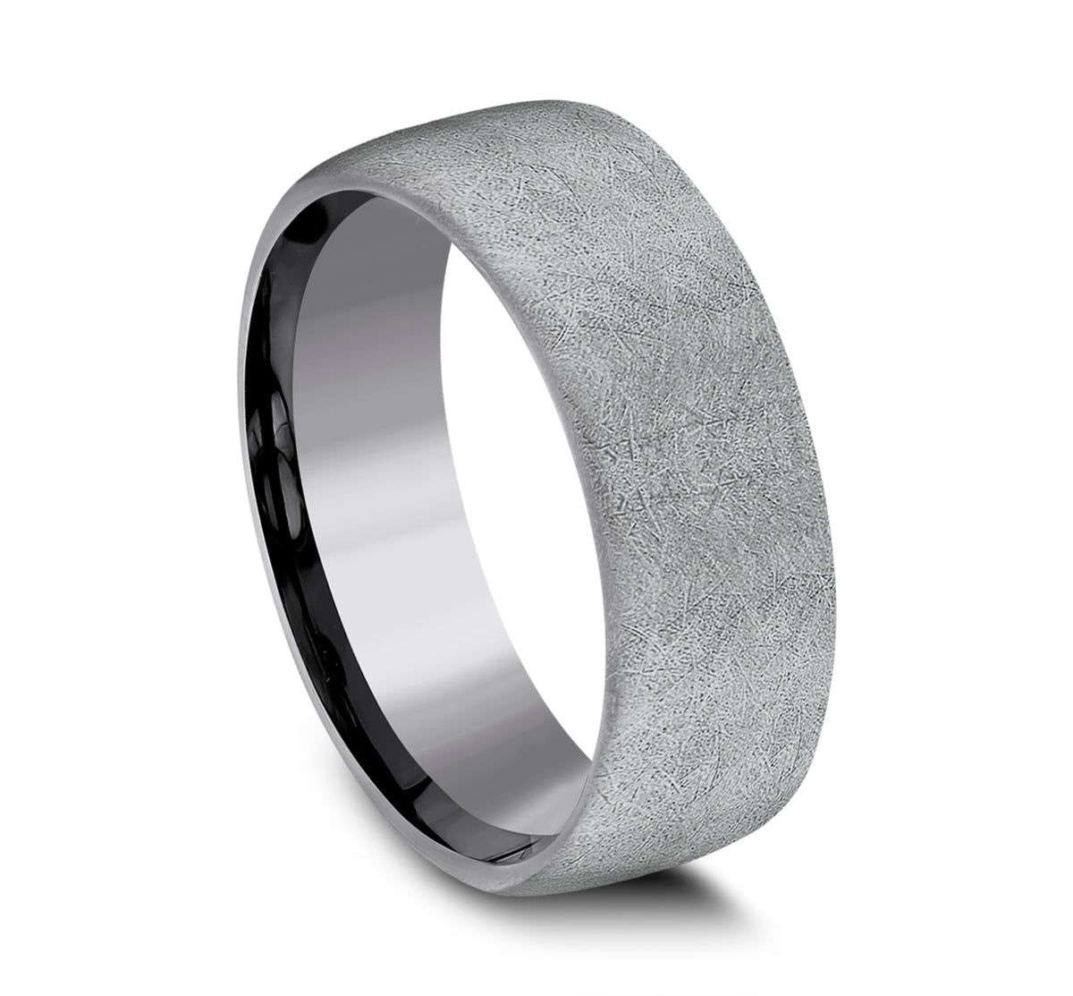 THE AURORA 6.5mm Tantalum Grey Benchmark men's wedding band