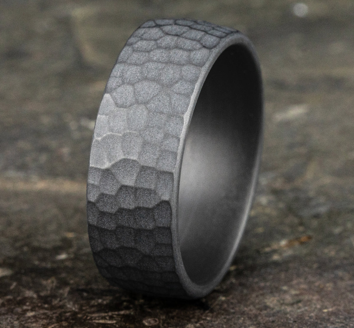 THE SHREDDER 6.5mm Tantalum Grey Benchmark men's wedding band
