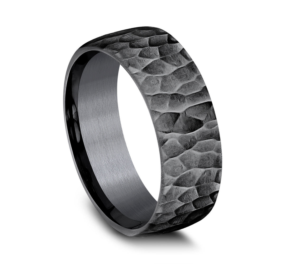 THE SHREDDER 6.5mm Tantalum Dark Benchmark men's wedding band