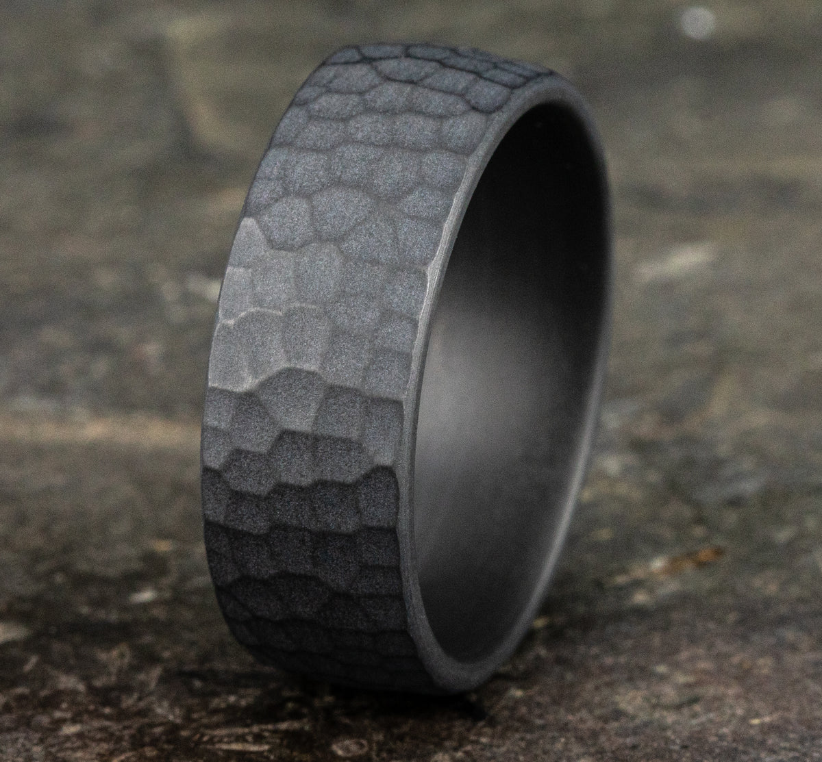 THE SHREDDER 6.5mm Tantalum Dark Benchmark men's wedding band