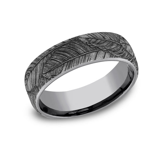 THE COVEY 6.5mm Tantalum Grey Benchmark men's wedding band