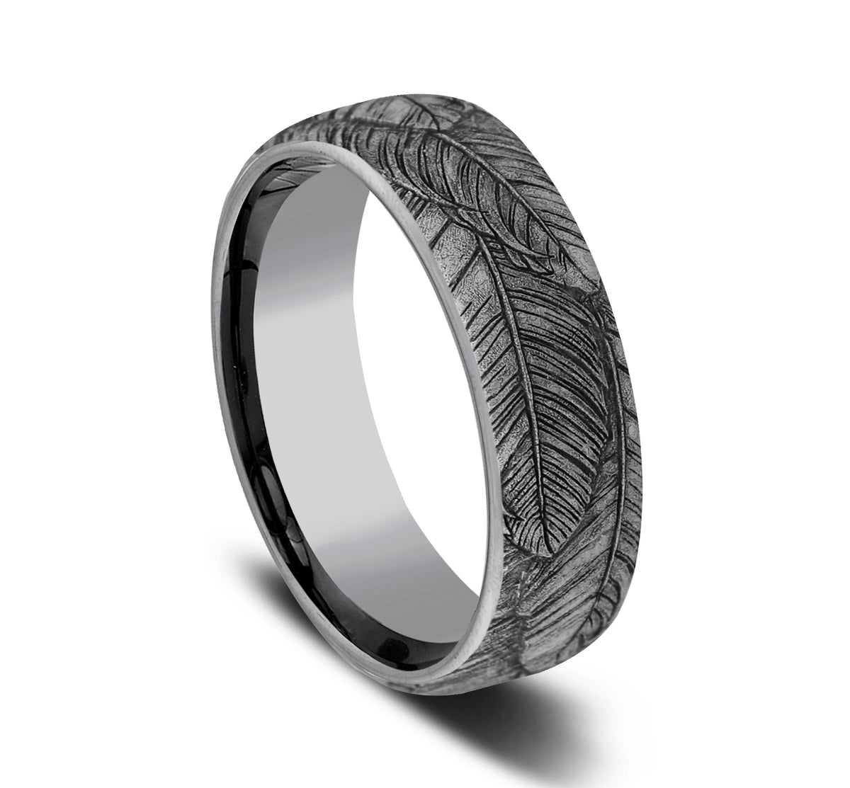 THE COVEY 6.5mm Tantalum Grey Benchmark men's wedding band