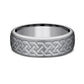 THE ADARE 6.5mm Tantalum Grey Benchmark men's wedding band