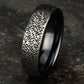 THE MASTER 6.5mm Grey/Black Titanium Benchmark men's wedding band