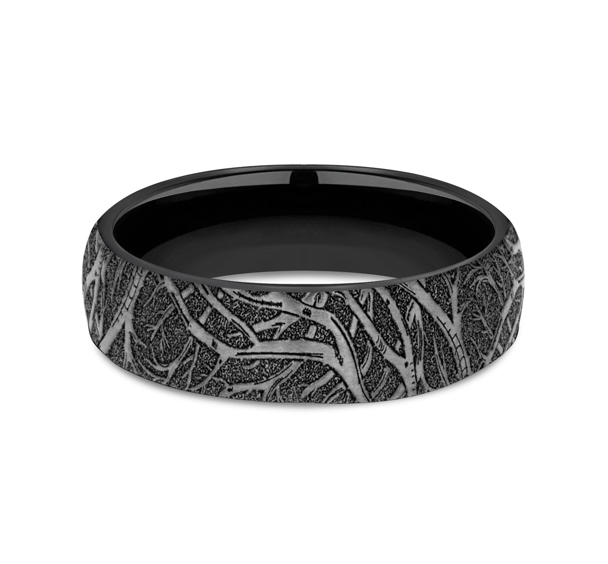 THE ARTEMIS 6.5mm Black Titanium Benchmark men's wedding band