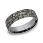 THE TROY 6.5mm Tantalum Grey Benchmark men's wedding band