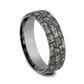 THE TROY 6.5mm Tantalum Grey Benchmark men's wedding band