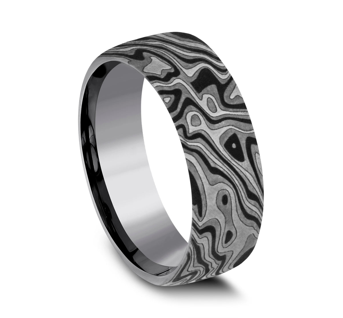 THE SWITCH 7.5mm Tantalum Grey Benchmark men's wedding band