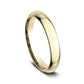 High Dome Comfort Fit 3mm 14K Yellow Benchmark men's wedding band