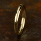 High Dome Comfort Fit 3mm 14K Yellow Benchmark men's wedding band