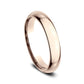 High Dome Comfort Fit 4mm 14K Rose Benchmark men's wedding band