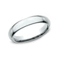 High Dome Comfort Fit 4mm 14K White Benchmark men's wedding band