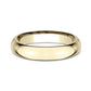 High Dome Comfort Fit 4mm 14K Yellow Benchmark men's wedding band