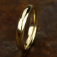 High Dome Comfort Fit 4mm 14K Yellow Benchmark men's wedding band