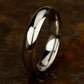 High Dome Comfort Fit 5mm 14K White Benchmark men's wedding band