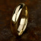 High Dome Comfort Fit 5mm 14K Yellow Benchmark men's wedding band