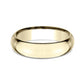 High Dome Comfort Fit 6mm 14K Yellow Benchmark men's wedding band