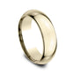 High Dome Comfort Fit 7mm 14K Yellow Benchmark men's wedding band