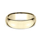 High Dome Comfort Fit 7mm 14K Yellow Benchmark men's wedding band