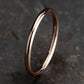 Regular Dome Comfort Fit 2mm 14K Rose Benchmark men's wedding band