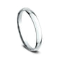 Regular Dome Comfort Fit 2mm 14K White Benchmark men's wedding band