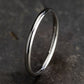 Regular Dome Comfort Fit 2mm 14K White Benchmark men's wedding band