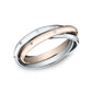 THE CROWN 2mm 14K White/Rose Benchmark men's wedding band