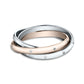 THE CROWN 2mm 14K White/Rose Benchmark men's wedding band