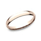 Regular Dome Comfort Fit 2.5mm 14K Rose Benchmark men's wedding band