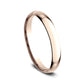 Regular Dome Comfort Fit 2.5mm 14K Rose Benchmark men's wedding band