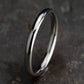Regular Dome Comfort Fit 2.5mm 14K White Benchmark men's wedding band