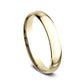 Regular Dome Comfort Fit 3mm 14K Yellow Benchmark men's wedding band