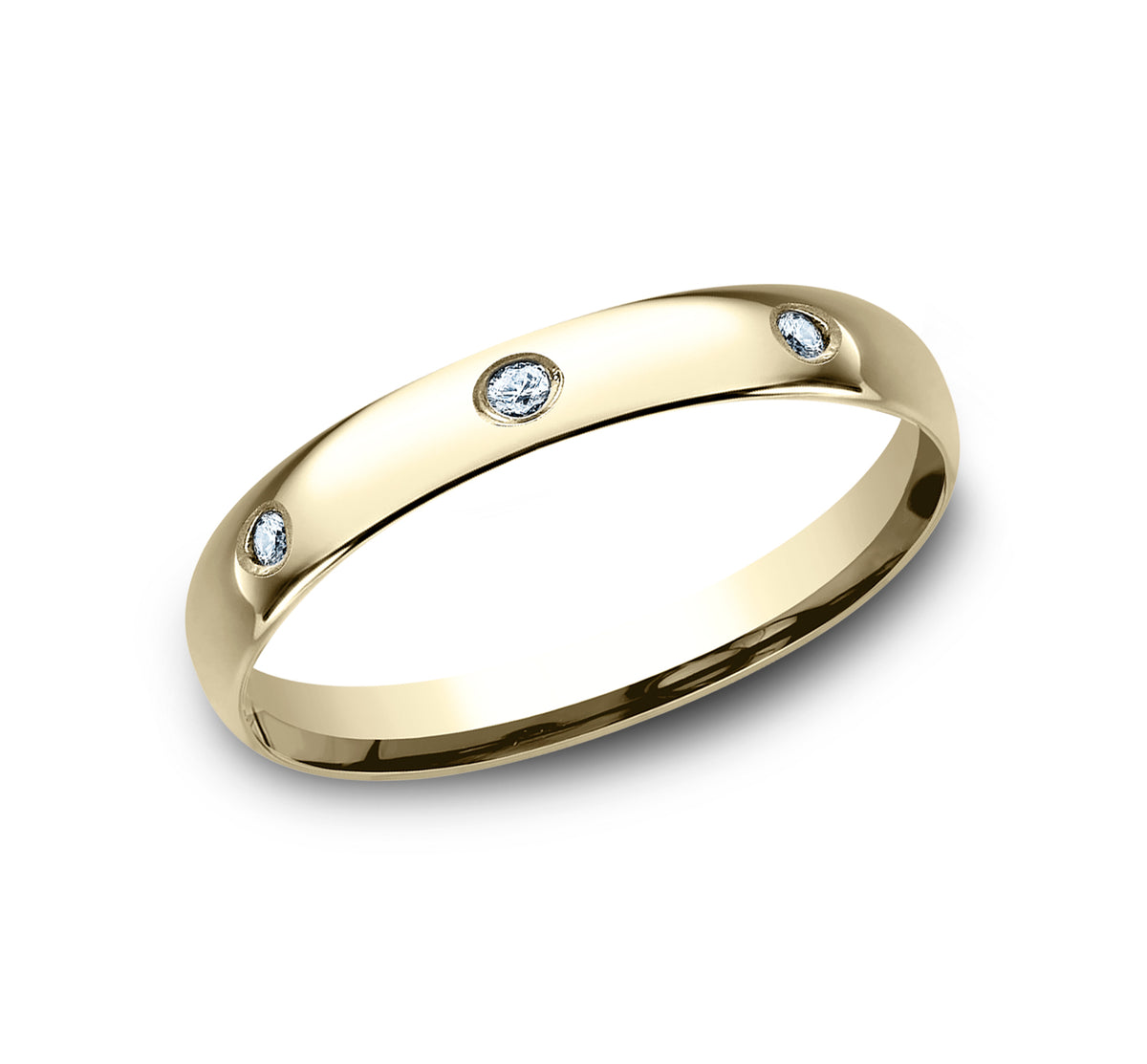 THE JULIA 2mm 14K Yellow Benchmark men's wedding band