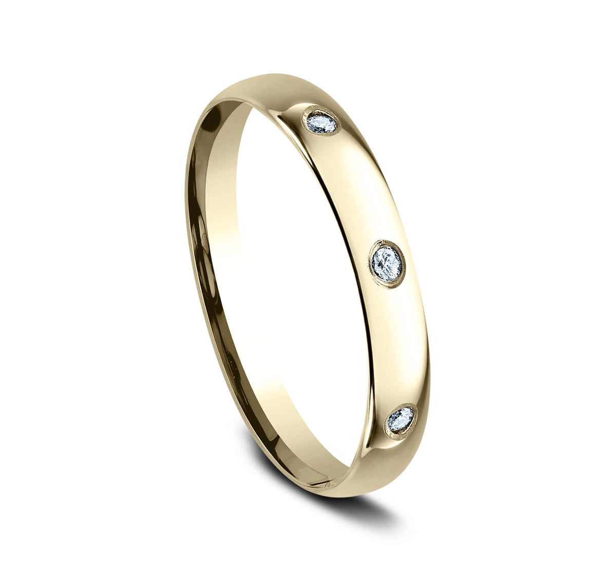 THE JULIA 2mm 14K Yellow Benchmark men's wedding band