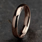 Regular Dome Comfort Fit 4mm 14K Rose Benchmark men's wedding band