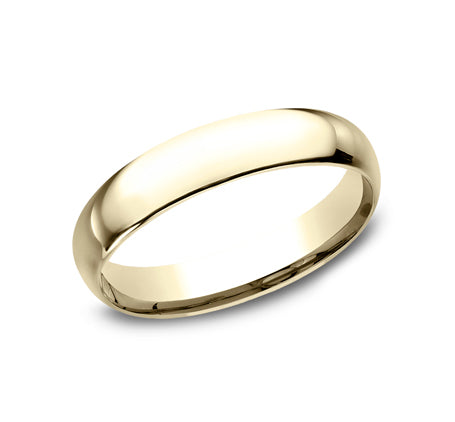 Regular Dome Comfort Fit 14K Yellow Benchmark wedding band