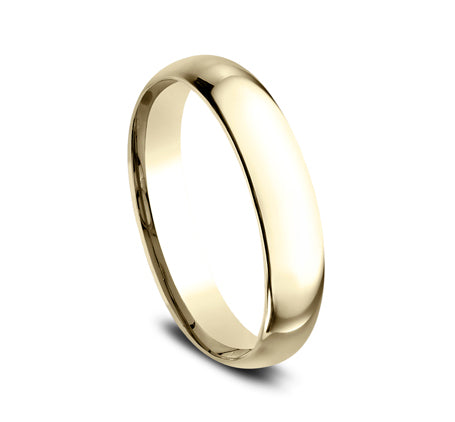 Regular Dome Comfort Fit 14K Yellow Benchmark wedding band